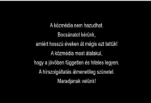 A közösségi médiában is tarolt az M1 médiatörténeti felirata