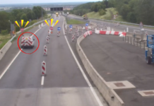 Kilométereken át haladt a forgalommal szemben egy autós az M6-oson – VIDEÓ