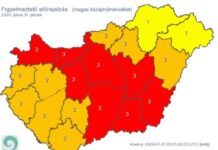 Piros figyelmeztetés a hőség miatt: nyolc megyében akár 39 fok is lehet