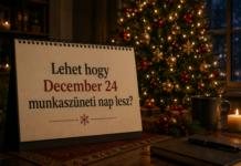 Munkaszüneti nap lehet december 24.: már idén jöhet a változás